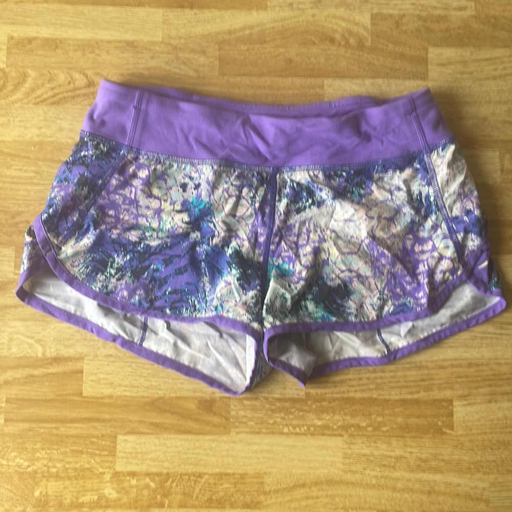 Ivivva girls speedy shorts size 14 gently used condition